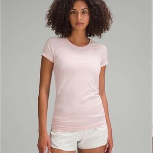 Lululemon Swiftly Tech Short-Sleeve Shirt 2.0. Strawberry Milkshake. Size 12